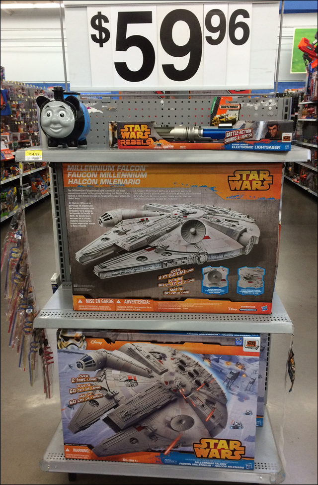 walmart millennium falcon